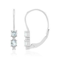Amblygonite Silver Earrings