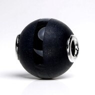 Colgante en plata con Ágata negra brillante (MONOSONO COLLECTION)