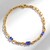Bracciale in oro con Tanzanite AAA (CIRARI)