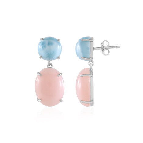 Orecchini in argento con Opale Rosa (de Melo Essence)