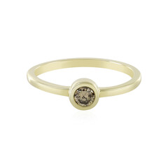 Anillo en oro con Diamante champán I4