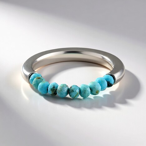 Anello in argento con Turchese