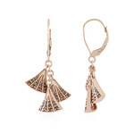 Boucles d'oreilles en or et Diamant champagne I2 (KM by Juwelo)