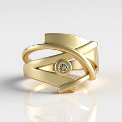 Anello in argento con Diamante Cioccolato I2