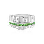 Tansania-Tsavorit-Silberring (de Melo)