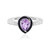 Lavendel-Amethyst-Silberring