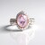 Anello in argento con Kunzite Brasiliana (Gems en Vogue)