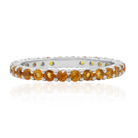 Bague en argent et Citrine (MONOSONO COLLECTION)