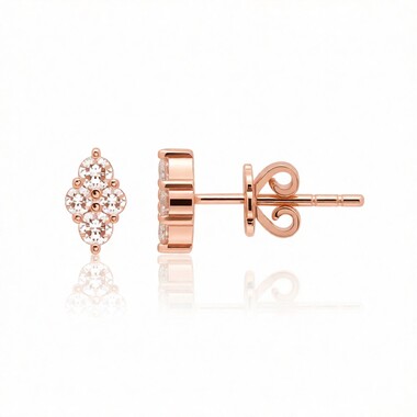 Gouden oorbellen met IF Diamanten (D) (Annette)