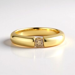 Anello in argento con Diamante Cioccolato I2