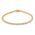 White Topaz Silver Bracelet