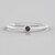 Anello in argento con Diamante Porpora I2