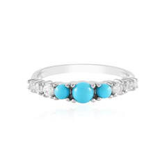 Sleeping Beauty-Türkis-Silberring (Faszination Türkis)