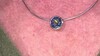 Colgante en plata con Cuarzo Místico azul (MONOSONO COLLECTION)