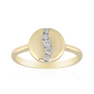9K SI1 (G) Diamond Gold Ring (Annette)