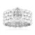 Zilveren ring met een witte topaas
