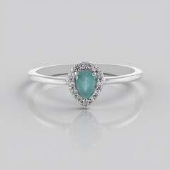 Anello in argento con Grandidierite