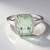 Anello in argento con Ametista Verde