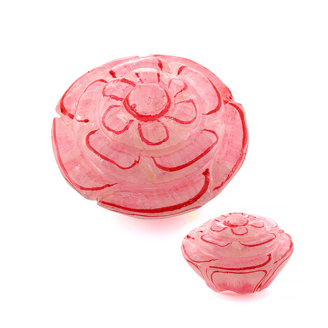 Rosenquarz-Briefbeschwerer