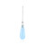 Ciondolo in argento con Onice Blu (MONOSONO COLLECTION)