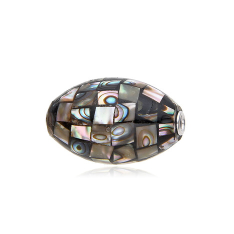 Ciondolo in argento con Conchiglia Abalone (MONOSONO COLLECTION)