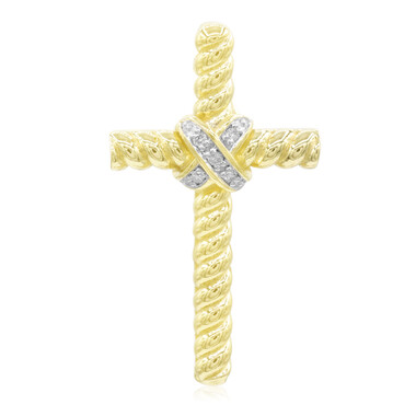 Ciondolo in argento con Diamante I1 (G) (Annette)