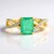 Anillo en plata con Esmeralda de Colombia