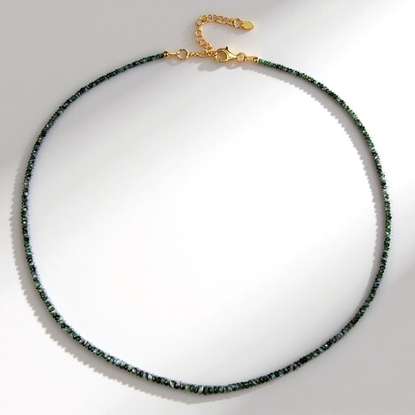 Collana in argento con Alessandrite Occhio di Gatto