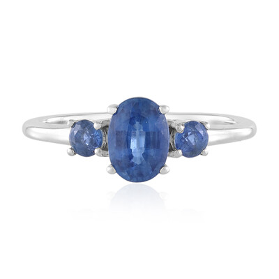 Anello in argento con Cianite del Nepal