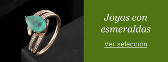 Joyas con esmeraldas