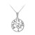 Collier en argent et Topaze blanche