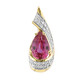 Ciondolo in oro con Zaffiro Rosa (Rifkind 1894 Collection)