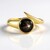 Anello in argento con Zaffiro Stellato Nero (de Melo Essence)