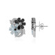 Black Spinel Silver Earrings (Dallas Prince Designs)