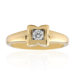 Anello in oro con Diamante IF (D)
