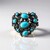 Anello in argento con Turchese Sleeping Beauty (Desert Chic)