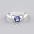Bague en argent et Tanzanite