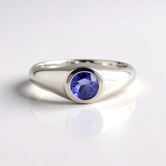 Anello in argento con Tanzanite