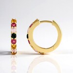 Orecchini in argento con Tormalina