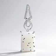 Pendentif en argent et Agate étincelante