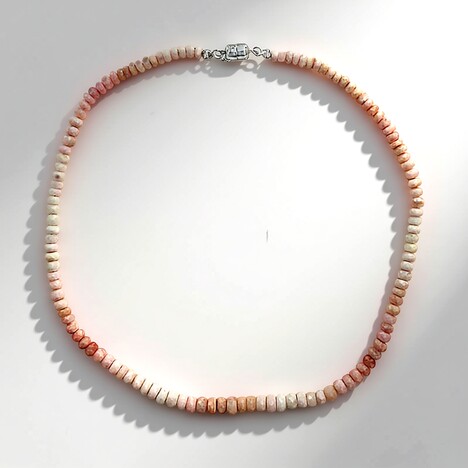 Collana in argento con Opale Rosa