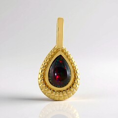 Ciondolo in argento con Opale Mezezo (SAELOCANA)