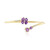 Bracciale in argento con Ametista del Marocco