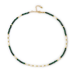Collar en plata con Malaquita