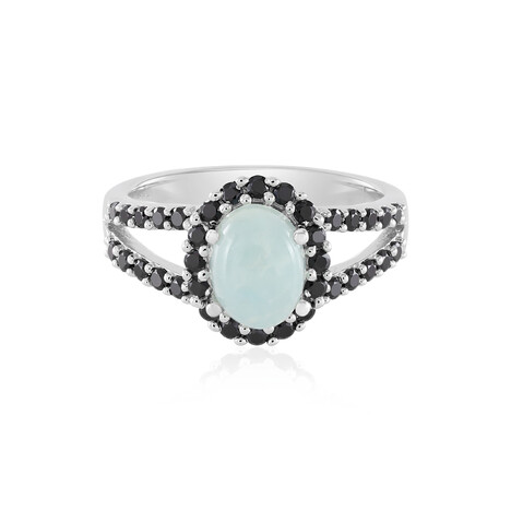 Aquamarine Silver Ring