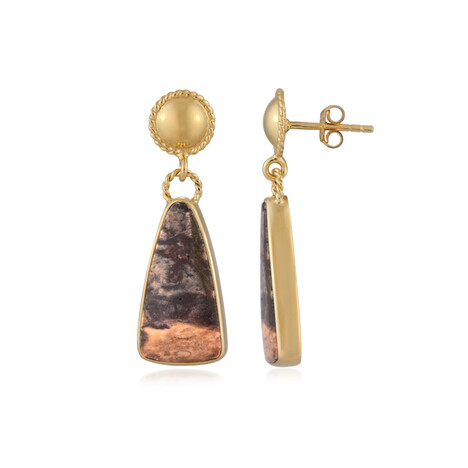 Float Orecchini Tondi In Argento 925 Placcato Oro 18k | Confezione Regalo Ecologica | 12 Mm