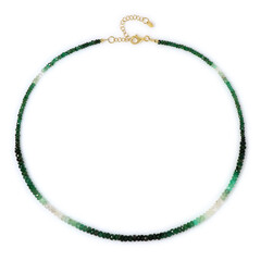 Collar en plata con Esmeralda de Brasil