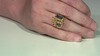 Anillo en plata con Topacio azul de Londres (Ornaments by de Melo)