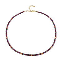 Collana in argento con Rubino del Madagascar