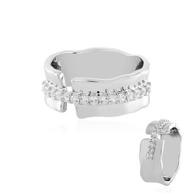 Anello in argento con Zircone (MONOSONO COLLECTION)
